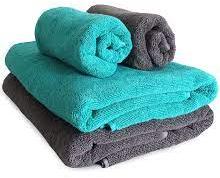 Plain Cotton bath towel set, Size : Multisize