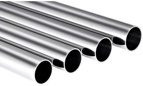 240G Stainless Steel Round Tubes, for Construction, Furniture, Industrial Equipment etc., Color : Silver