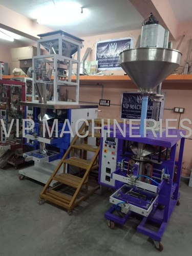Vip Machineries Automatic Pneumatic Gram Flour Packing Machine, Voltage : 440V
