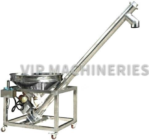 Varam Single Phase Electric Stainless Steel Screw Conveyor Machine, Voltage : 220V