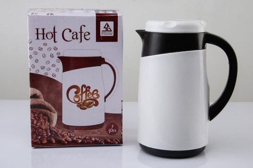 Shivali Glassware Plastic Kettle, Color : White Black