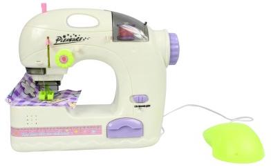 Electric Sewing Machine Toy, Color : White