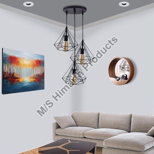 Pradhuman Iron Wire Ceiling Lamp