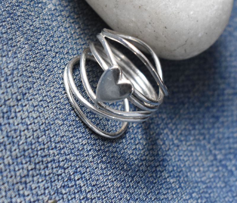 Wire Wrapped Celtic Heart finger Ring, Occasion : Party Wear, Wedding Wear