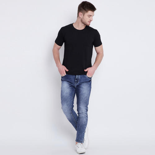 Mens Washed Ankle Length Jeans, Packaging Type : Packet