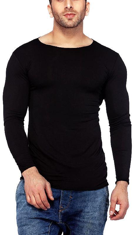 Mens Full Sleeve Shoulder Neck T-shirts, Size : XL, XXL, XXXL