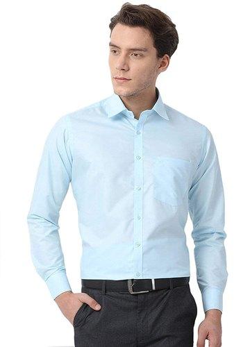 Defield Lifestyle Mens Plain Lycra Shirts, Size : XL, XXL