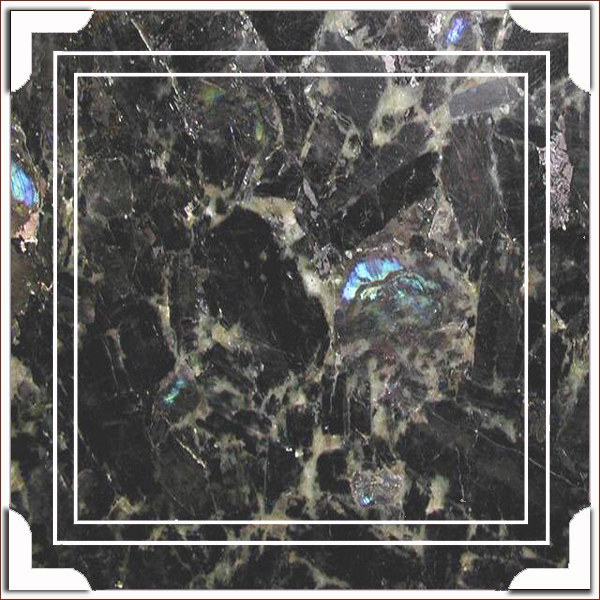 Polished Volga Blue Granite Slab, for Staircases, Kitchen Countertops, Flooring, Width : 2-3 Feet