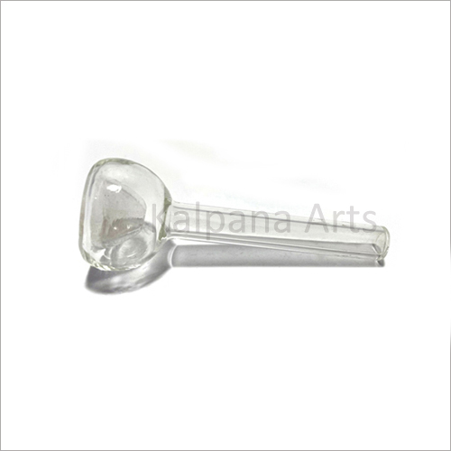 3 inch Long Clear Glass Down Stem