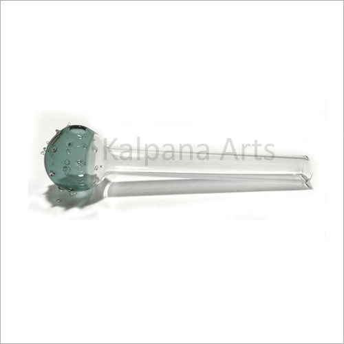 Glass Oil Burner Pipe with Teal &amp;amp;amp;amp; Plain Pipe