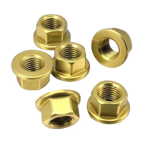 Brass Flange Nuts, for Corrosion Resistant, Fastener, Length : 1-10mm, 10-20mm