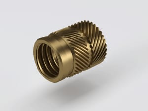 Round Hex Brass Left Right Knurled Inserts, for Electrical Fittings, Grade : AISI, ASTM