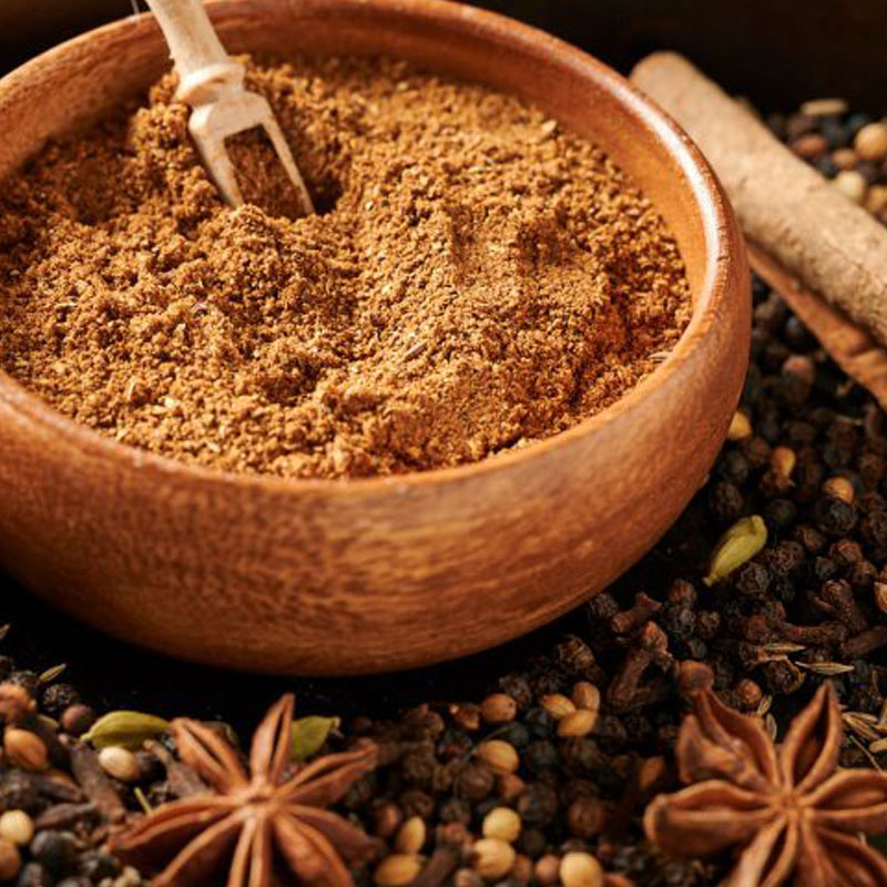 Garam Masala Powder, for Cooking, Packaging Type : Plastic Pouch, Paper Box