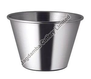 JAGDAMBA Stainless Steel Sauce Cup, Size : 6 cm, 7 cm, 8 cm, 9 cm, 10 cm, 12 cm, 14 cm