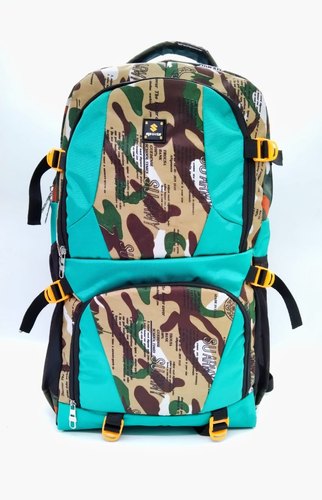 DKTB Printed Polyester Jungle Trekking Bag, Style : Backpack