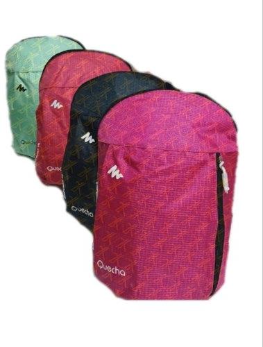 DKTB Polyester Printed Quechua Shoulder Backpack Bag, Technics : Machine Made