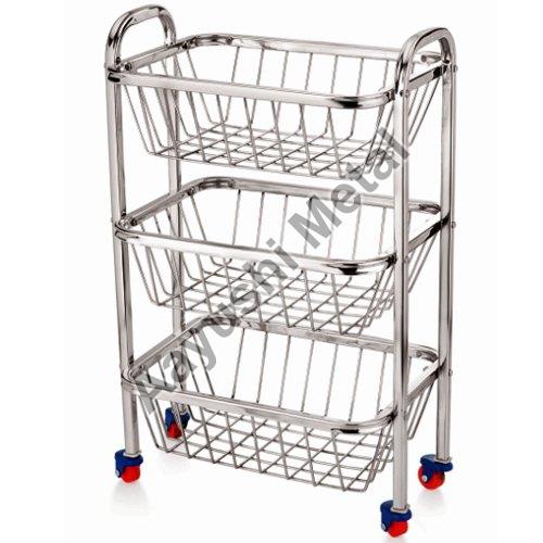 Stainless Steel Kitchen Multipurpose Trolley, Feature : Rust Proof