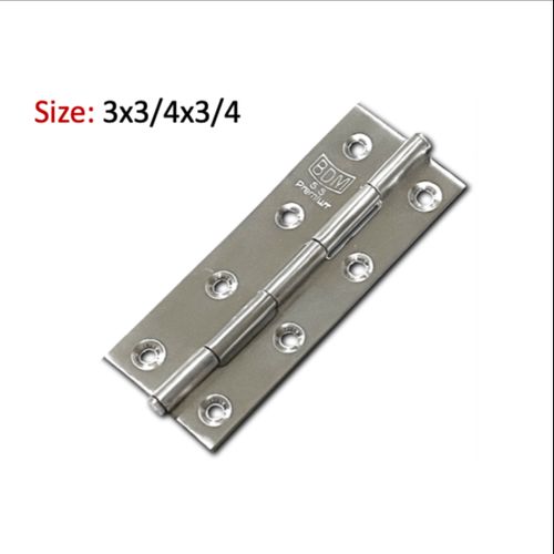 BDM Stainless Steel Narrow Hinges, for Furniture Fittings
