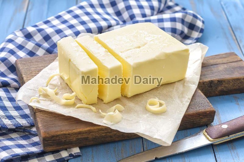 Mahadev Dairy Unsalted Butter, for Home, Restaurant, Feature : Fresh, Nutritious