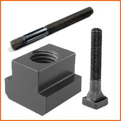 T - Nut Bolt Fasteners, for Fittings Use, Color : Black, Grey