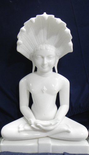 Marble Jain Mahaveer Statue