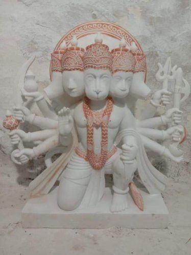 Marble Panchmukhi Hanuman Ji Statue