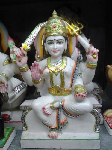 Marble Santoshi Mata Statue