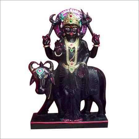 marble shani dev statue