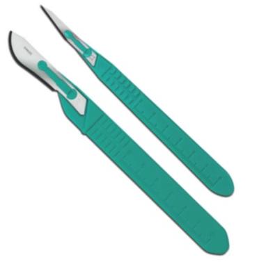  Disposable Scalpels, Feature : Ready to use, Sterile .