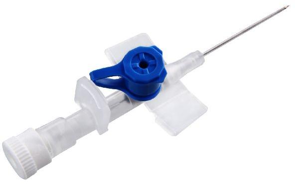 I.v. Cannula With Injection Port, Size : 14 G, 16 G, 17 G, 18 G, (45 Mm), 20 Fg(32 Mm), 22 Fg (25mm)