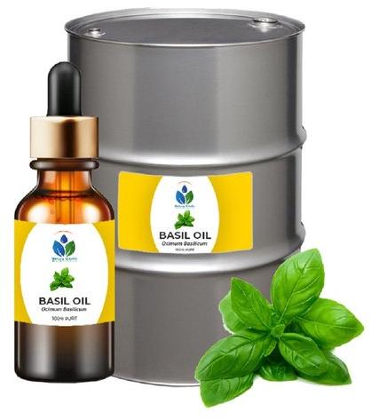 Natura Vitalis Basil Oil, Packaging Size : 100 Litre