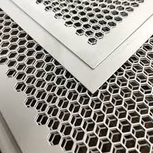 Hexagonal Hole Perforated Sheets, for Bridge, Shipbuilding, roofing, Car, etc
