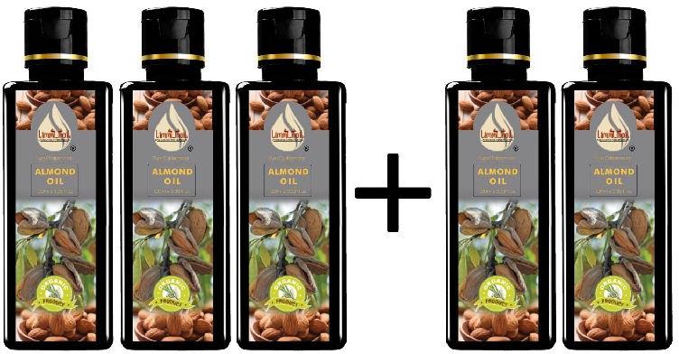 Buy 3 Get 5 Pure Cold Pressed Almond Oil (Pack of 5)-100ml