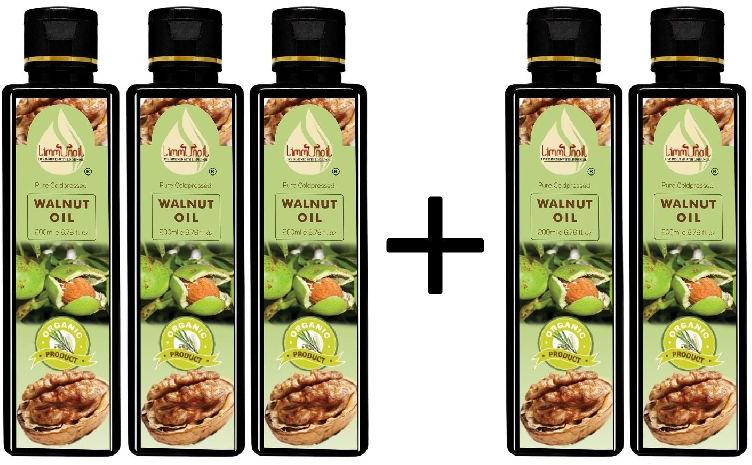 Buy 3 Get 5 Pure Cold Pressed Walnut Oil (Pack of 5)-200ml