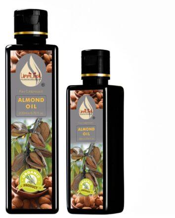 Limmunoil Pure Cold Pressed Almond Oil-200ml, for Human Consumption, Certification : FSSAI Certified