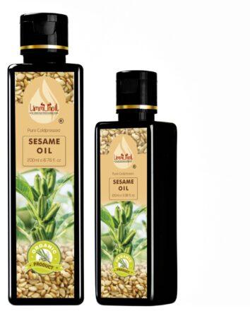 Limmunoil Pure Cold Pressed Sesame Oil-100ml, Packaging Type : Bottle