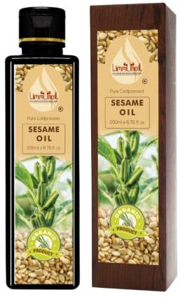 Limmunoil Pure Cold Pressed Sesame Oil-200ml, Packaging Type : Bottle