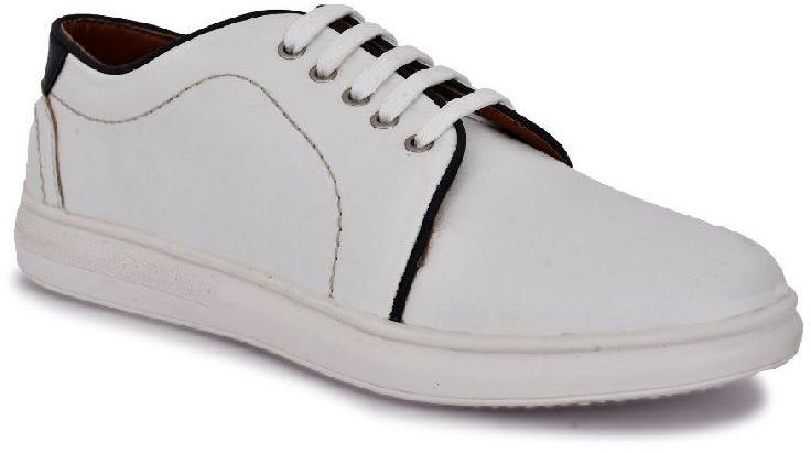 Neoron Plain Mens White Sneaker Shoes, Feature : Comfortable