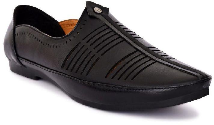 Men's Black Nagra Loafer Shoes, Size : US 6, 7, 8, 9, 10