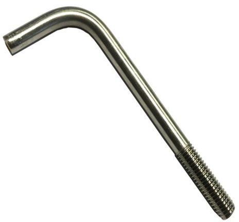 Polished Metal L Bolts, Feature : Durable, Fine Finishing