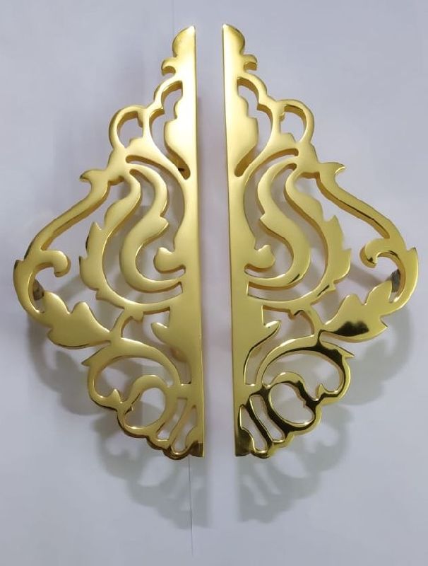GD 414 Golden Brass Door Handle