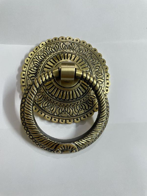 Polished Maharaja Brass Door Knocker, Color : Golden