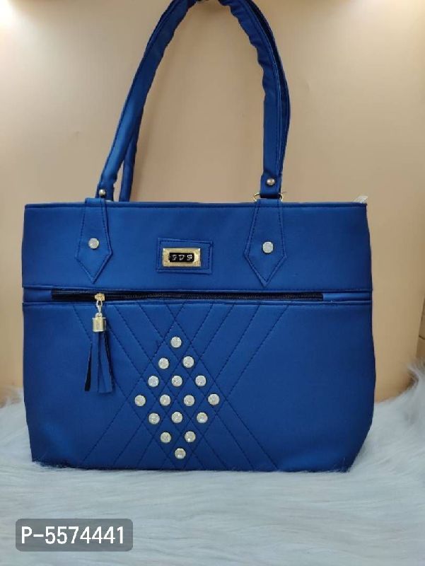 Rectangular Rexine Stylish girls Thela Bag, for Shopping, Size : 14x12inch