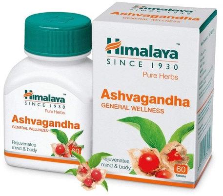 Himalaya Ashvagandha Tablet, Packaging Type : Box