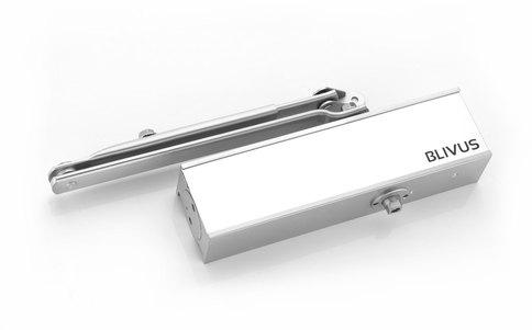 Blivus Polished Aluminium Heavy Duty Door Closer, Size : Standard