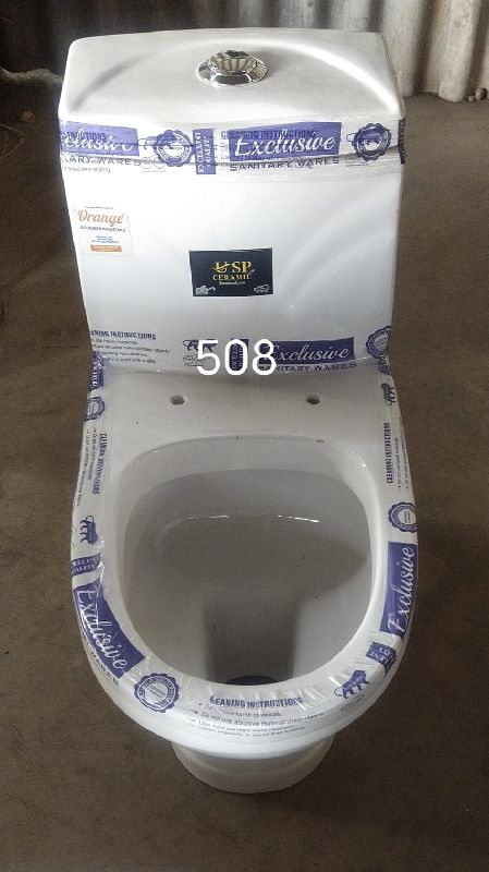 A-508 One Piece Toilet Seat, Color : White
