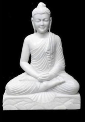 2 Feet Marble Buddha Statue