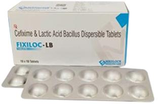 cefixime lactic acid bacillus dispersible tablet