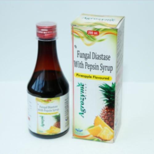 Fungal Diastase With Pepsin Syrup, Packaging Size : 200 ml