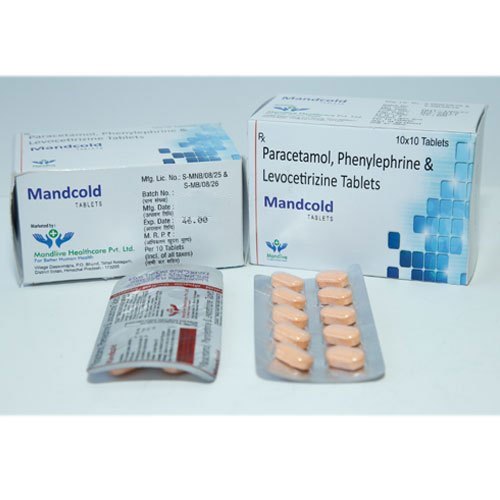 Paracetamol Phenylephrine Levocetirizine Tablets
